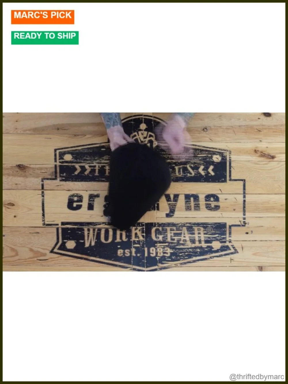 Rib Knit Hat with Bump Cap Insert, Thermal Beanie for Work